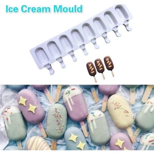 Silicone Ice Cream Mould Popsicle Diy Mold Dessert Maker Popsicle Mold Ice Pop Maker