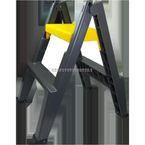 Car Washing Car Beauty Folding Stool Plastic Portable Ladder Two Step Stool Multi Functional Step High Low Stool Beauty Stool