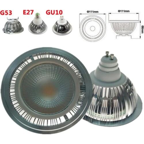 7W 10W 12W AR111 COB led spotlight G53 GU10 AR111 spotlight warm white cold white 3 years warranty AC85-265V