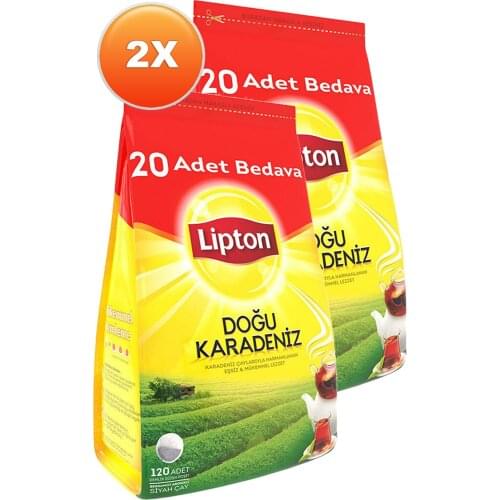 ITS WONDERFUL DRINK Lipton East Black Sea Infuser Bag Tea 120 x 3.2 Gr. Binary Set FREE SHİPPİNG