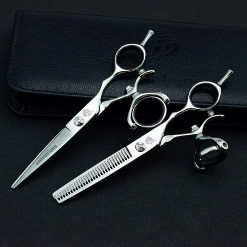 5.5/6" Japanese Hair Scissors Salon Hairdressing Scissors Barber Razor Rotating Thumb Shears Swivel Thumb Scissor Rotary Haircut