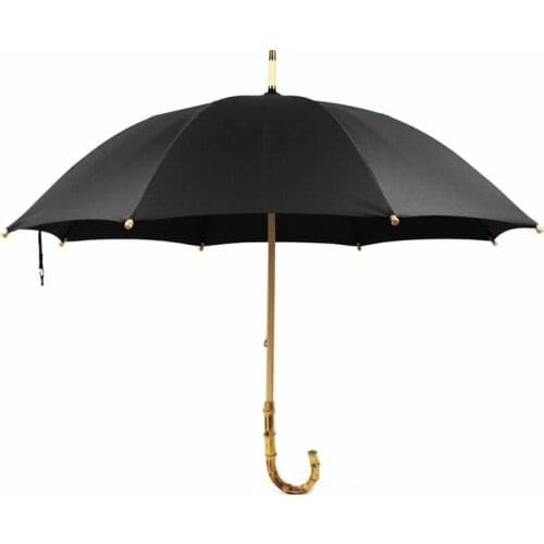 Black Windproof Umbrella Long Handle Business Uv Protection Adult Fashion Umbrella Luxury Paraguas Mujer Rain Gear BD50UU