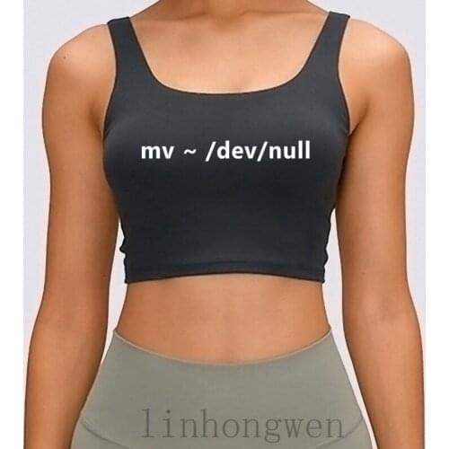 Funny Linux Admin Dangerous Linux Commands Women Tank Top Cool O Neck Cotton Trend Crop Top
