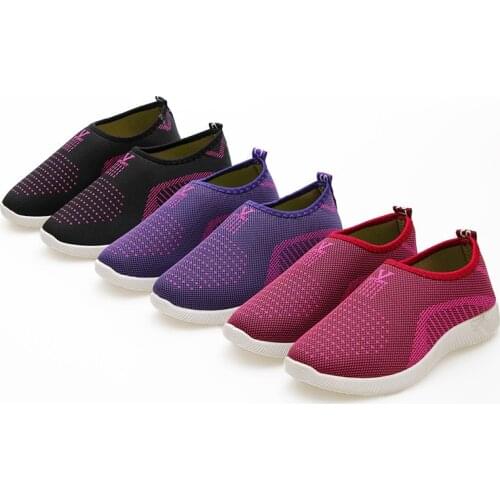 Women Casual Shoes Fashion Breathable Walking Mesh Flat Shoes Sneakers Women 2020 Gym Vulcanized Shoes White Female Footwear