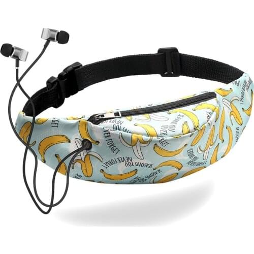 Women Waist Bag Waterproof Canvas High Quality Belt Bags Fanny Pack Girls Sling Bags New Fashion Mobile Phone Pouch Sports Bag