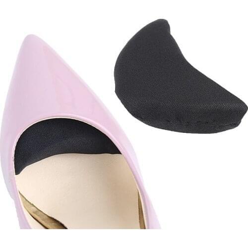 1Pair Sponge Foot Care Cushions Soft Foam Protector Toe Inserts Adjust Wear-Resistant Female High-Heeled Shoes Front Pad