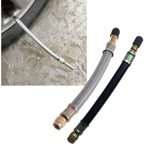 150mm Braided Flexible Hose Car Wheels Tyre Valve Stems Extensions Tube Adapter Dropshipping