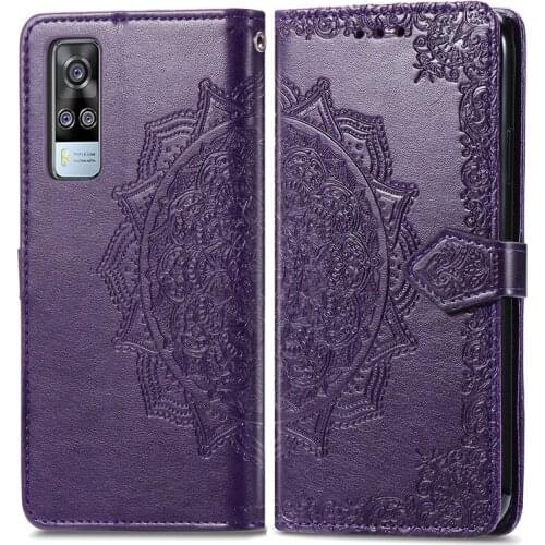 Wallet Case For Vivo Y31 Case Luxury Shockproof Back Phone Bag Floral Filp Leather Cover For Vivo Y31 Case For Vivo Y31 Cover