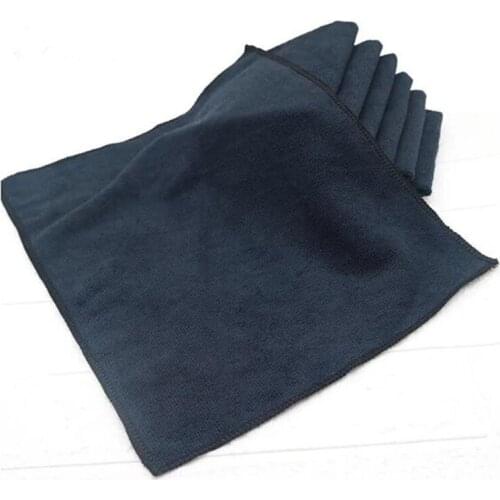 5pcs/set 30x40cm Black Car Care Polishing Wash Towels Microfibers Car Detailing Cleaning Soft Cloths Towel For Car Home Window