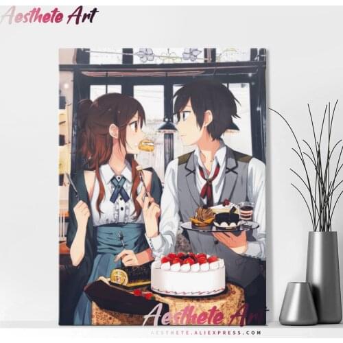 Horimiya Hori san to Miyamura kun Manga Decoration Home Decor Anime Canvas Painting Living Room Wall Art Pictures Posters Prints