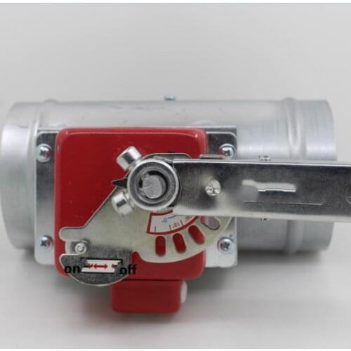 100-250mm electric galvanized round Fire damper fire Draft Blocker Backdraft Damper Fire and smoke damper Actuator