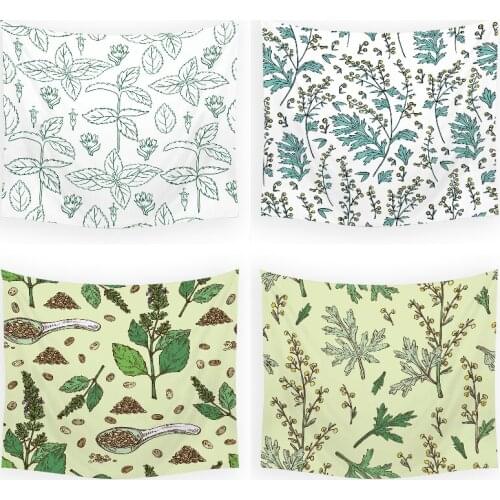 Ginger flower leaves psychedelic anime tapestry tye dye tapestry pink tapestry mandala tapestry cute room decor room decoration