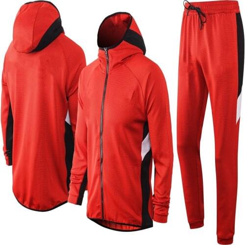 High-quality mens training clothes, running, sportswear, jacket and trousers suits, T-shirts. Football sports suit.Long sleeve