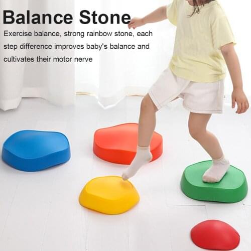Crossing the River Stone Kindergarten Children Stepping Stone Indoor Outdoor Balance Training Sports Toy Gift For Kids