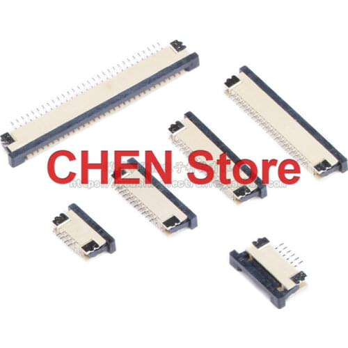 10pcs FPC connector 1.0MM Connect from the top 4/6/8/10/12/14/16/18-32P