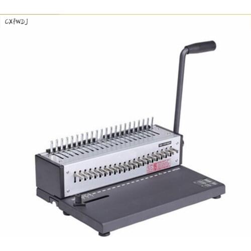 Comb Binding Machine Apron Binding Machine Clip Hole Puncher Punch 10-hole Clip Binding Machine 21 Hole Apron Binding Machine
