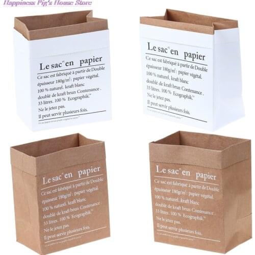 Nordic Style Vase Mini Storage Kraft Paper Bag Home Flower Arrangement wedding floral main Sundries Dried Storage Paper Bags