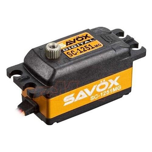 SAVOX Low Profile High Speed Metal Gear Digital Servo 1:8 1:10 RC Car SC-1251MG
