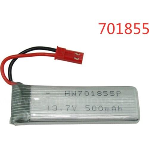 3.7V 500mAH You Di U818A original remote control flying saucer aircraft battery 3.7V 500mAH lithium battery HW 701855