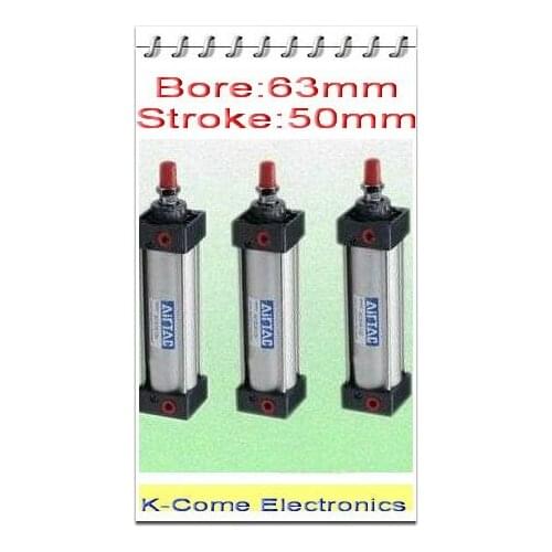 63mm Bore 50mm Stroke 63*50 Airtac Type 3/8" bsp Standard Pneumatic Air Cylinder SC 63x50 Adjustable 63-50