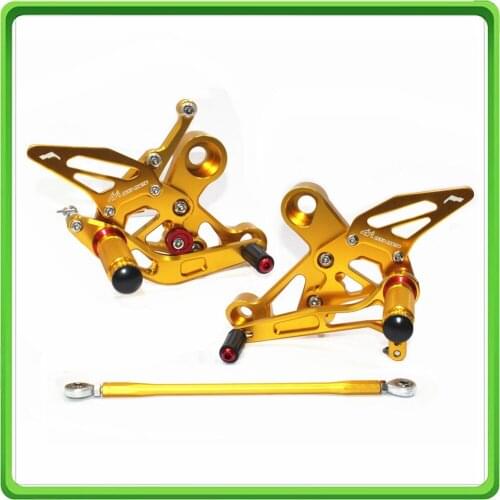 Adjustable Rearsets rear set sets footrest Foot Rest Pegs pedal for Yamaha FZ-09 MT-09 FZ09 MT09 2013 2014 2015 2016 2017 Gold