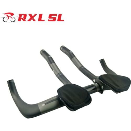 RXL SL Cycling Handlebar Triathlon Bicycle Extender Carbon Road Bicycle TT Handle Bars Rest Put 3K Matt 2017 Carbon Aero Bars