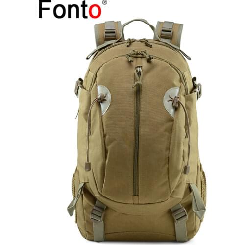 40L Camping Backpack MilitaryTactical Mens Bag Hiking Climbing Rucksack Waterproof Trekking Backpaks Outdoor Daypack
