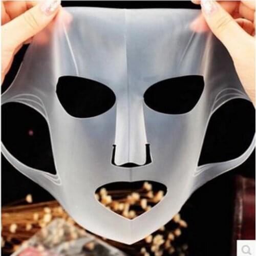 Silicone Moisturising Face Mask Cover Pink Reusable Hydrating Face Mask Cover Face Care Tool To Lock Water Mask