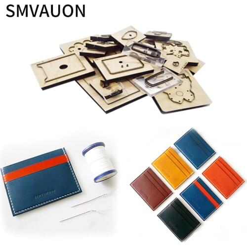 SMVAUON Card bags leather tools wooden die cutting DIY suitable for die cutting machine new dies for 2020