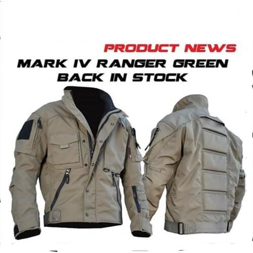 KITANICA Intruder Military Special Agent Tactical Jacket Multi Pocket Scratch-resistant Mens Tactical Jacket Police Jacket