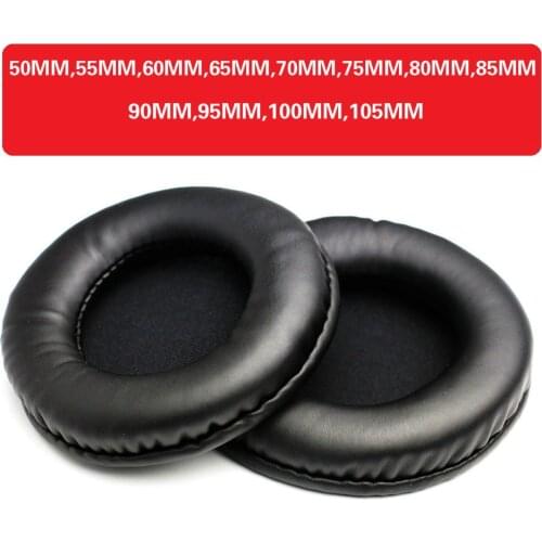 Universal Replacement Earpads 50mm 60mm 70mm 80mm-105mm Soft Memory Foam Ear Pads Cushions for Hifi Headphone for Sony Akg