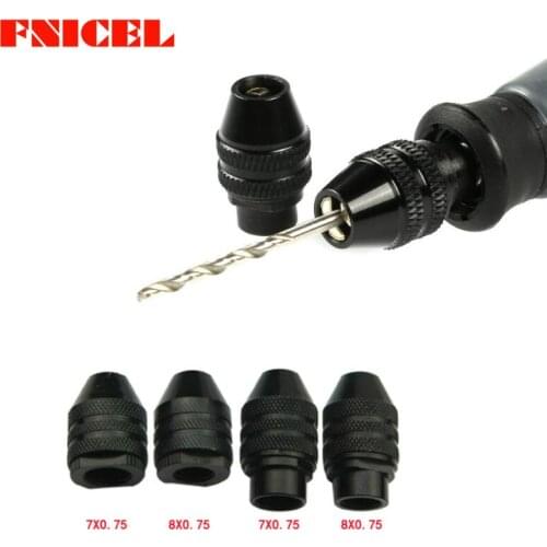 0.3-3.2mm Multi Drill Chuck Keyless For Dremel Rotary Tools Keyless Drill Bit Chucks Adapter Converter Universal Mini Chuck