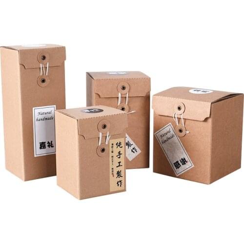 10Pcs/Lot 20 Sizes Kraft Corrugated Boxes Glass Packaging Gift Box Small Box Mailer Logistics Express Box Cardboard Carton