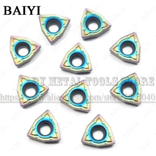 10pcs WCMT030208 WCMT050308 WCMT06T308 ZM1135 carbide U Drilling Inserts indexable CNC machining cutter lathe turning tools