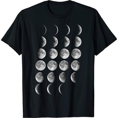 Nerdy Leonard Moon Phases Space Science Student Teacher Gift T-Shirt