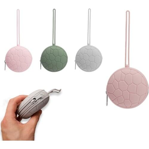 Let’s make Baby Turtle Soother Holder Box Nipple Storage Box Silicone Pacifier Holder Zipper BPA Free Infant Portable