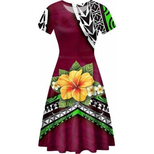 HYCOOL Short Sleeve Dresses