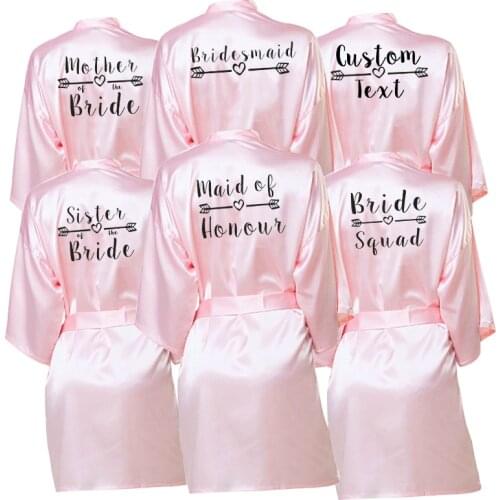 Bachelor Party Personalized Favors gift Bride Team Robe Female Custom Name bridesmaid Bride Tribe bridal shower Cover-ups Robes