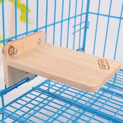 Small Animal Log Wood Totoro Hamster Springboard Squirral Platform Natural Wooden Board Fixed Cage Nest Climbing Toy 18*11.5*8cm