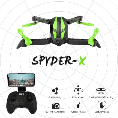 MiNi Drone Quadcopter With Camera 480P anti-Shake Lens 110° HD Wide-angle Lens 45° Adjustment Camera Drone WiFi FPV Helicopter