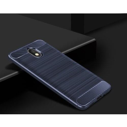 Soft Silicone Protectors Case For Nokia 2 3 5 Plus 6 Plus 2018 Carbon Fiber Phone Back Cover 500PCS/Lot