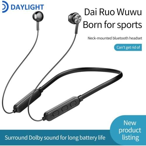 G04 Wireless Bluetooth-Compatible Neck Earphones 15H Long Life Magnetic Waterproof in ear Headset Noise Reduction Headphone