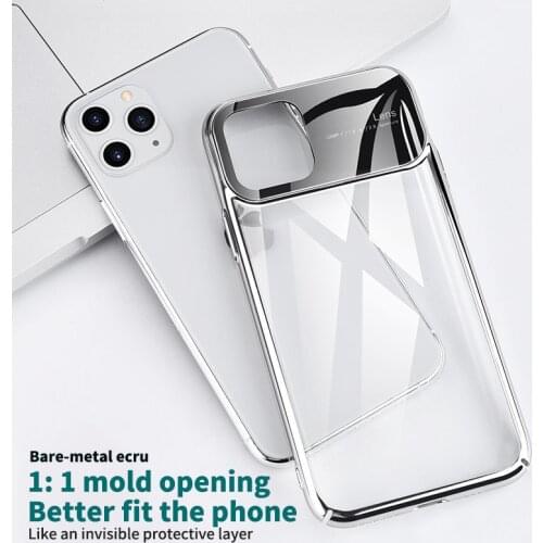 New Luxury Mirror Glass Phone Case Shockproof Phone Case For IPhone For IPhone 11 Pro Max Cover Cell Phone Back Cover 2020