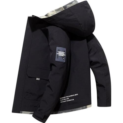 Solid Color Bomber Jacket Men Casual Slim Fit Baseball Mens Jackets New Autumn Fashion High Quality Jackets Male