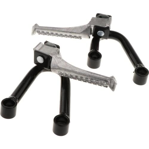 Pair Motorcycle Foot Pegs With Mount Bracket for Honda CRF230