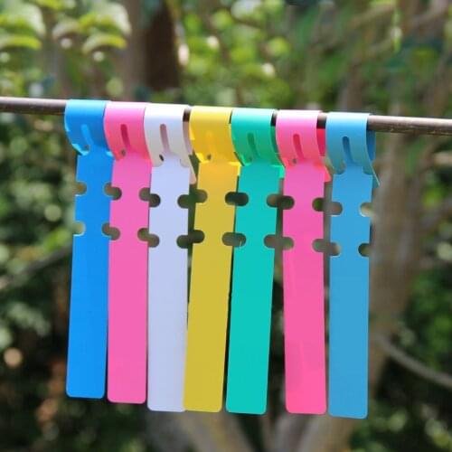 Plastic Plant Tree Label Garden Label Wrap-around Hanging Label Seedling Label Practical Gardening Lable Set