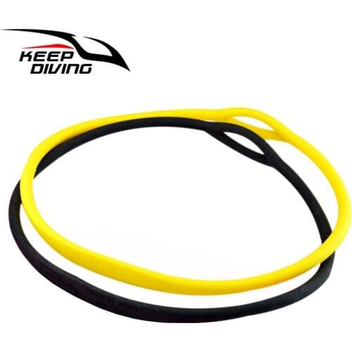 Silicone 76cm Diving Mouthpiece Second Stage Necklace Ring Regulator Snorkel Scuba Holder