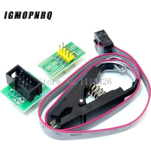 High quality SOIC8 SOP8 Test Clip For EEPROM 93CXX/25CXX/24CXX in-circuit programming on USB Programmer TL866CS TL866A EZP2010