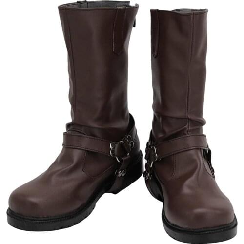 Twisted Wonderland Cosplay Ruggie Bucchi Boots PU Shoes Halloween Carnival Party Cosplay Costume Prop