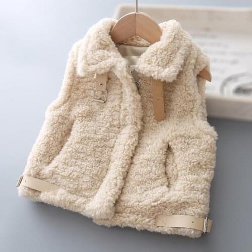 2018 new spring autumn/winter Girls Kids elvet vest comfortable cute baby Clothes Children Clothing